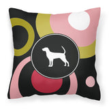 Caroline'S Treasures Kj1118Pw1414 Coonhound Decorative Canvas Fabric Pillow, Large, Multicolor
