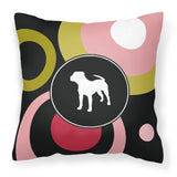 Caroline'S Treasures Kj1153Pw1414 Pit Bull Decorative Canvas Fabric Pillow, Large, Multicolor