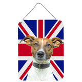 Caroline'S Treasures Kj1162Ds1216 Jack Russell Terrier With English Union Jack British Flag Wall Or Door Hanging Prints, 16,