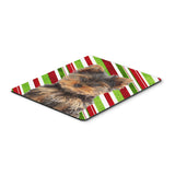 Caroline'S Treasures Candy Cane Holiday Christmas Yorkie Puppy/Yorkshire Terrier Mouse Pad/Trivet (Kj1174Mp)