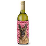 Hearts Love And Valentine'S Day German Shepherd Wine Bottle Beverage Insulator Hugger Kj1194Literk