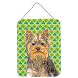 Caroline'S Treasures St. Patrick'S Day Shamrock Yorkie/Yorkshire Terrier Wall Or Door Hanging Prints, 16 X 12