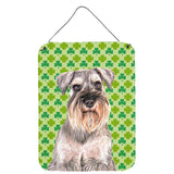 Caroline'S Treasures Kj1200Ds1216 St. Patrick'S Day Shamrock Schnauzer Wall Or Door Hanging Prints, 16 X 12