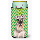 St. Patrick'S Day Shamrock Schnauzer Tall Boy Beverage Insulator Hugger Kj1200Tbc