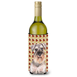 Fall Leaves Schnauzer Wine Bottle Beverage Insulator Hugger Kj1207Literk