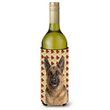 Fall Leaves German Shepherd Wine Bottle Beverage Insulator Hugger Kj1208Literk