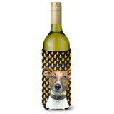 Candy Corn Halloween Jack Russell Terrier Wine Bottle Beverage Insulator Hugger Kj1211Literk