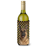 Candy Corn Halloween German Shepherd Wine Bottle Beverage Insulator Hugger Kj1215Literk