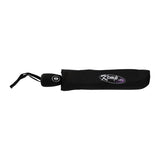 Kemp USA 12005 Compact Automatic Opening & Self Collapsing Travel Umbrella, Black