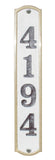 Knoll Brook Vertical Crushed Stone Do It Yourself Kit Address Plaque In Sandstone Color