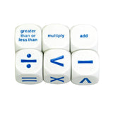 Math Operation Dice Set, 6/pkg
