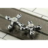 Kingston Brass Ks1251Ax 8-Inch Center Wall Mount Bathroom Faucet, Polished Chrome