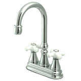 Kingston Brass Ks2491Px Governor Bar Faucet Without Pop-Up, Polished Chrome