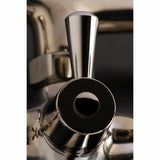 Kingston Brass Ks265Pn Vintage Adjustable Center Tub Wall Mount Clawfoot Tub Faucet, Polished Nickel