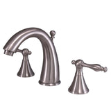 Kingston Brass Ks2978Nl 8 In. Widespread Bathroom Faucet, Brushed Nickel