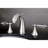 Aqua Eden Ks2978Wll 8 In. Widespread Bathroom Faucet, Brushed Nickel