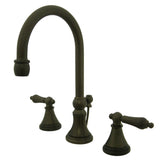 Kingston Brass Ks2985Al 8 In. Widespread Bathroom Faucet, Oil Rubbed Bronze