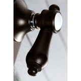 Kingston Brass Ks3045Bal Three-Way Diverter Valve With Single-Handle And Square Plate, Oil Rubbed Bronze