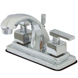 Kingston Brass Ks4641Qll 4 In. Centerset Bathroom Faucet, Polished Chrome