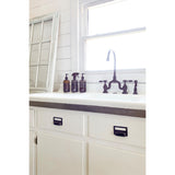 Kingston Brass Ks7795Talbs Bridge Kitchen Faucet With Brass Sprayer, Oil Rubbed Bronze
