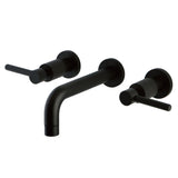 Kingston Brass KS8125DL Concord 2Handle Wall Mount Bathroom Faucet, Oil Rubbed Bronze