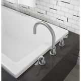 Kingston Brass Ks8328Dfl Nuwave French Roman Tub Faucet, Brushed Nickel