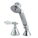 Kingston Brass Ksk2361Pltr Transfer Valve Set For Roman Tub Filler, Polished Chrome