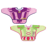Character Bibs/Smocks With Sleeves 2Pk Princess/Fairy