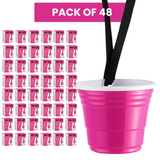 Reusable Shot Cup with Lanyard – 2oz (Pink)