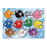 Fish Colors Mix n Match Peg Puzzle, 10 pcs