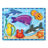 Sea Creatures Chunky Puzzle, 9 x 12, 7 Pieces