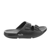 Sovella Active Comfort Sandals Women's Buckle Slide Black