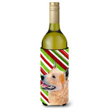 Australian Cattle Dog Candy Cane Holiday Christmas Wine Bottle Beverage Insulator Beverage Insulator Hugger