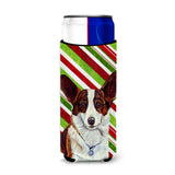 Corgi Candy Cane Holiday Christmas Ultra Beverage Insulators For Slim Cans Lh9243Muk