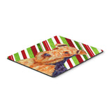 Caroline'S Treasures Airedale Candy Cane Holiday Christmas Mouse Pad/Hot Pad/Trivet (Lh9246Mp)