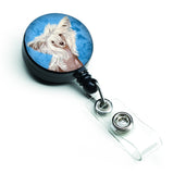 Caroline'S Treasures Blue Chinese Crested Retractable Badge Reel, Multicolor (Lh9392Bubr)