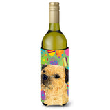 Border Terrier Easter Eggtravaganza Wine Bottle Beverage Insulator Beverage Insulator Hugger