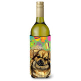 Tibetan Spaniel Easter Eggtravaganza Wine Bottle Beverage Insulator Beverage Insulator Hugger