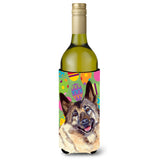 Norwegian Elkhound Easter Eggtravaganza Wine Bottle Beverage Insulator Beverage Insulator Hugger