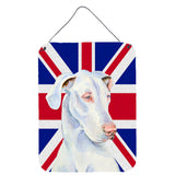 Caroline'S Treasures Lh9465Ds1216 Great Dane With English Union Jack British Flag Wall Or Door Hanging Prints, 16 X 12