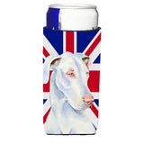 Great Dane With English Union Jack British Flag Ultra Beverage Insulators For Slim Cans Lh9465Muk