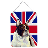 Caroline'S Treasures Lh9489Ds1216 French Bulldog With English Union Jack British Flag Wall Or Door Hanging Prints, 16 X 12