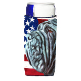 Neapolitan Mastiff Usa Patriotic American Flag Ultra Beverage Insulators For Slim Cans Lh9540Muk