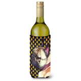 French Bulldog Frenchie Candy Corn Halloween Wine Bottle Beverage Insulator Hugger Lh9552Literk