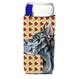 Black Great Dane Fall Leaves Ultra Beverage Insulators For Slim Cans Lh9557Muk
