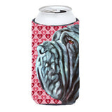 Neapolitan Mastiff Hearts Love And Valentine'S Day Tall Boy Beverage Insulator Hugger Lh9561Tbc