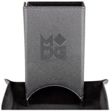 Metallic Dice Games Fanroll Fold Up Dice Tower: Black, Role Playing Game Dice Accessories For Dungeons And Dragons