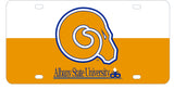 Albany State University Metal License Plate