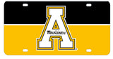 Appalachian State Metal License Plate