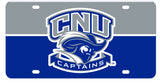 Christopher Newport Captains Metal License Plate